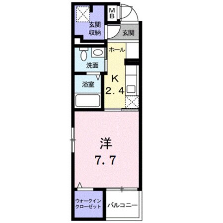 モデルノ関町の物件間取画像